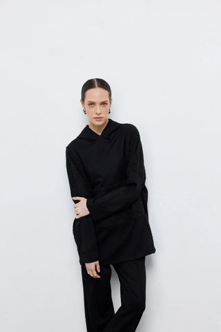 Oyşo Kuzu Eşofman Takım Siyah