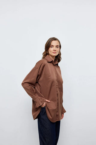 Paris Gömlek Kahverengi