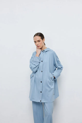 Poly Fermuarlı Oyşo Takım Mavi