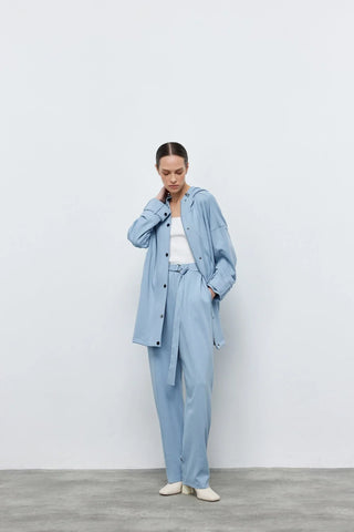 Poly Fermuarlı Oyşo Takım Mavi