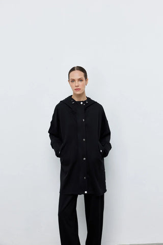 Poly Fermuarlı Oyşo Takım Siyah