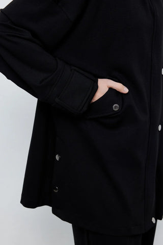 Poly Fermuarlı Oyşo Takım Siyah