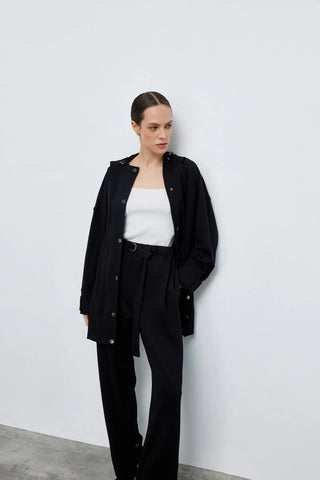 Poly Fermuarlı Oyşo Takım Siyah