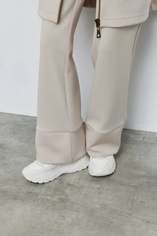 Hoodie Fermuarlı Scuba Takım Taş