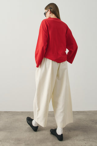 Base Oversize Tişört Kırmızı