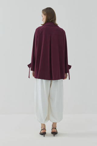 Vog Viskon Gömlek Mürdüm