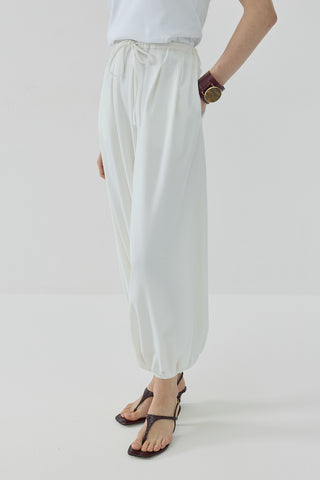 Elara Şalvar Pantolon Ekru