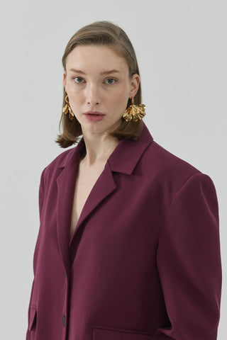 Arwen Blazer Ceket Mürdüm
