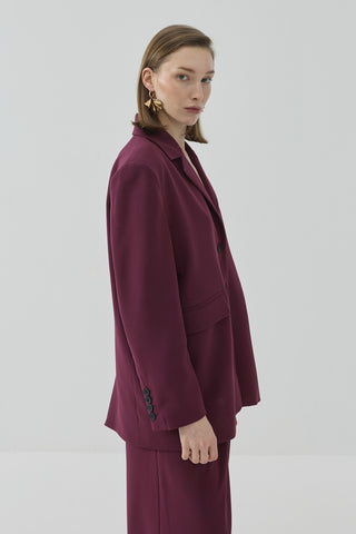 Arwen Blazer Ceket Mürdüm