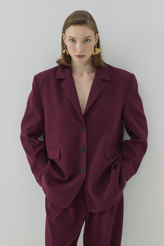 Arwen Blazer Ceket Mürdüm