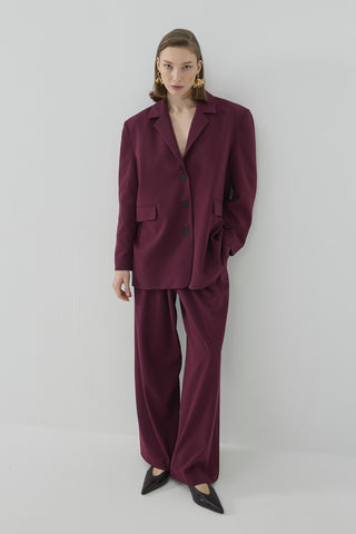 Arwen Blazer Ceket Mürdüm