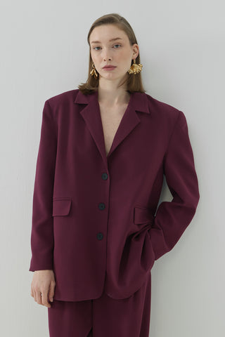 Arwen Blazer Ceket Mürdüm