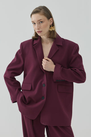 Arwen Blazer Ceket Mürdüm
