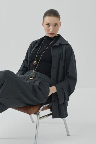 Vog Viskon Gömlek Antrasit