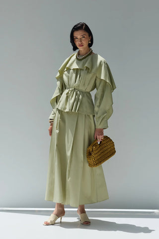 Perna Keten Etek Açık Yeşil