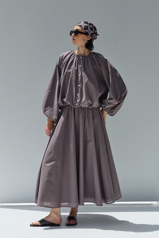 Kuda Kloş Etek Vizon