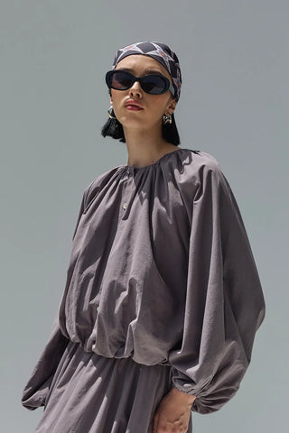 Kuda Balon Gömlek Vizon