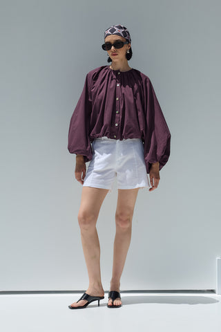 Kuda Balon Gömlek Mürdüm