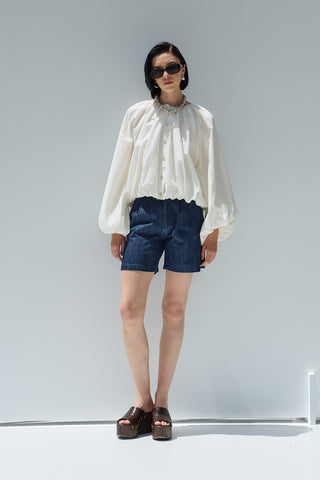 Kuda Balon Gömlek Ekru