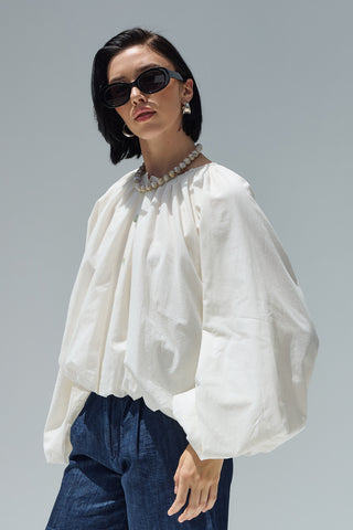 Kuda Balon Gömlek Ekru