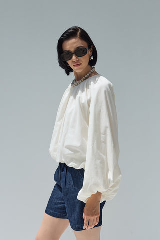 Kuda Balon Gömlek Ekru