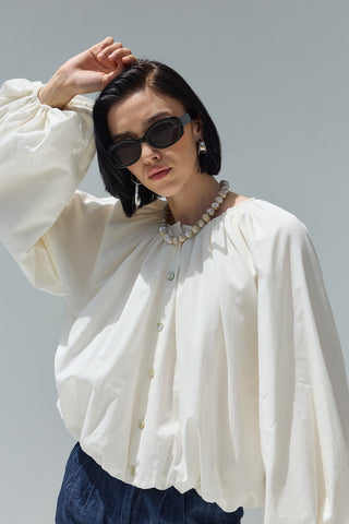 Kuda Balon Gömlek Ekru