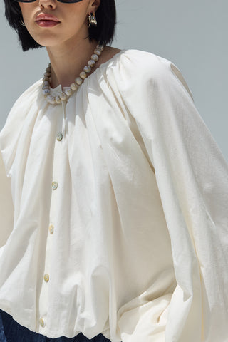 Kuda Balon Gömlek Ekru