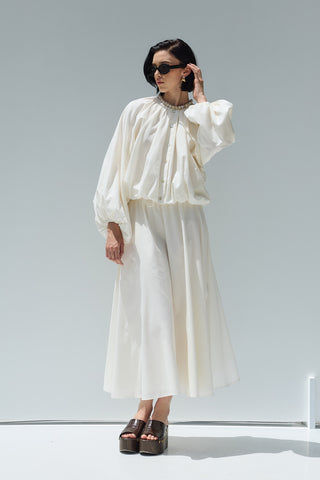 Kuda Kloş Etek Ekru