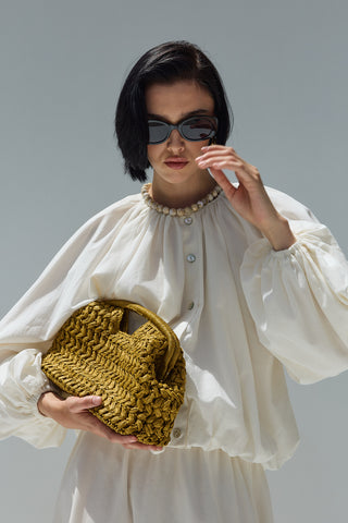 Kuda Balon Gömlek Ekru