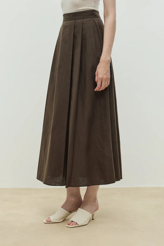 Perna Keten Etek Kahverengi