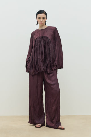 Saty Kraşlı Takım Bordo