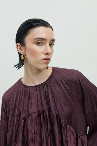 Saty Kraşlı Takım Bordo