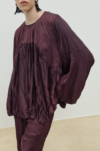 Saty Kraşlı Takım Bordo