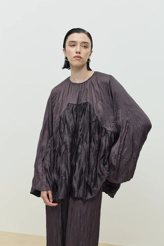 Saty Kraşlı Takım Kahverengi