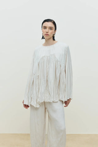 Saty Kraşlı Takım Ekru