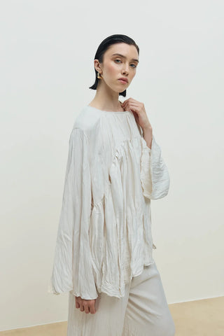 Saty Kraşlı Takım Ekru