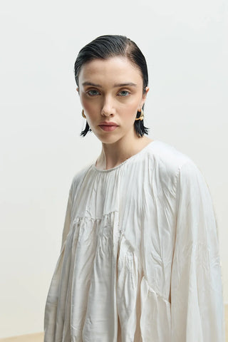 Saty Kraşlı Takım Ekru