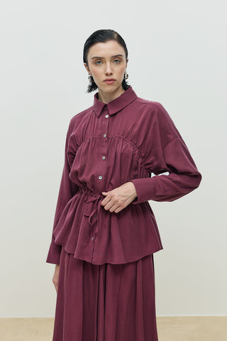 Palm Etekli Takım Mürdüm