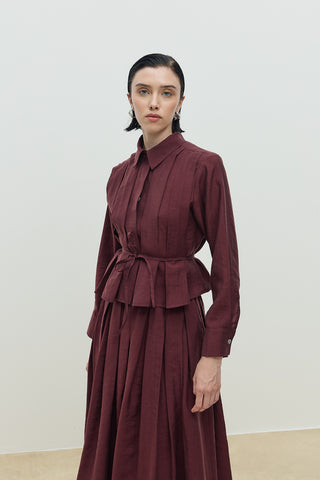 Nella Etekli Takım Bordo