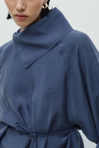 Modal Düşük Yaka Takım Lacivert