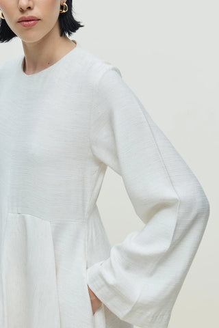 Aure Volan Elbise Naturel