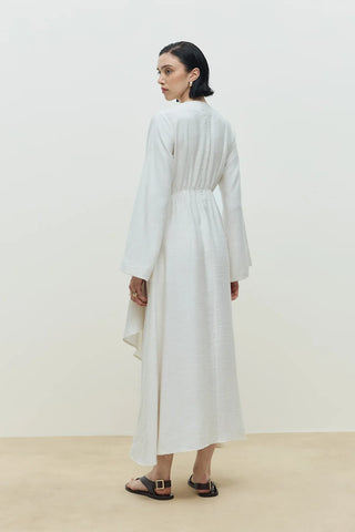 Aure Volan Elbise Naturel