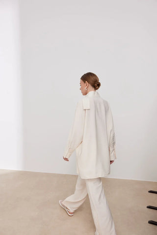 Tencel İkili Takım Vanilya