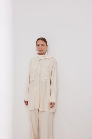 Tencel İkili Takım Vanilya