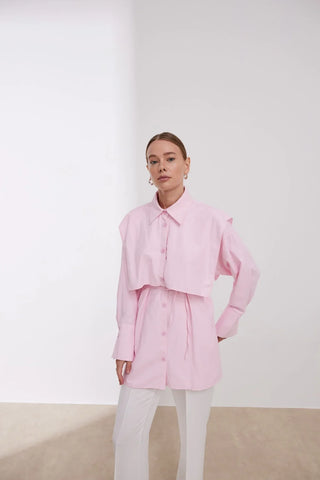 Candy Gömlek Pembe