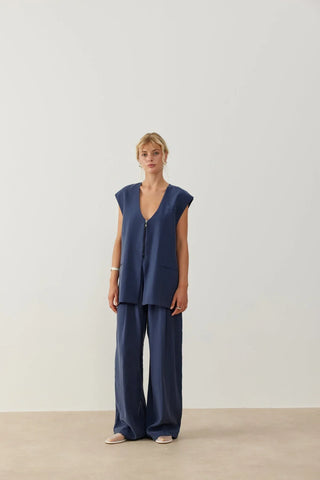 Modal Yelek Takım Lacivert