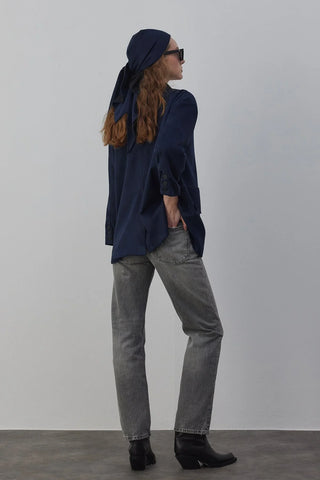 Suti Astarlı Süet Ceket Lacivert