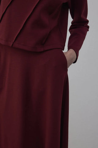 Mai Oyşo Etekli Takım Bordo