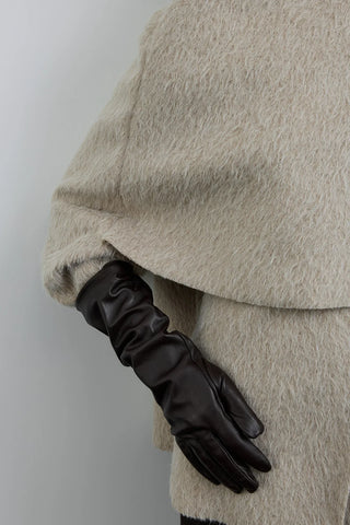 Revoni Şal Yaka Kaban Vizon