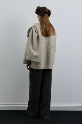 Revoni Şal Yaka Kaban Vizon